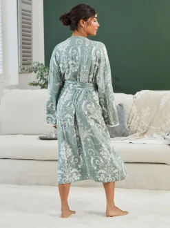 Vert - Peignoir Laura Ashley Josette