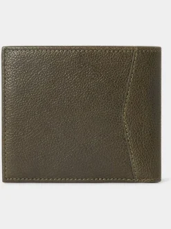 Vert - Portefeuille Osprey London The Compass en cuir