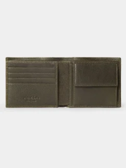 Vert - Portefeuille Osprey London The Compass en cuir