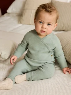 vert - Pull et Leggings en maille bébé Ensemble 2 pièces (0mois-2ans)