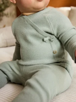 vert - Pull et Leggings en maille bébé Ensemble 2 pièces (0mois-2ans)