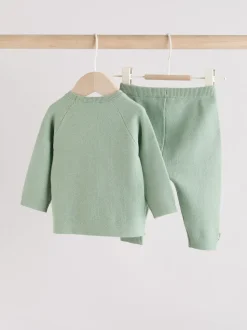vert - Pull et Leggings en maille bébé Ensemble 2 pièces (0mois-2ans)