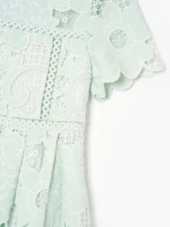 Vert - Robe Angel & Rocket Maeva en dentelle menthe