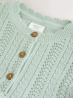 vert - Robe bébé en maille (0mois à2ans)