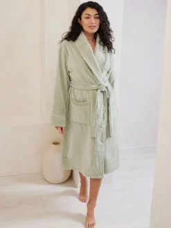 Vert - Robe de chambre Chelsea Peers 100% coton éponge