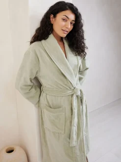 Vert - Robe de chambre Chelsea Peers 100% coton éponge