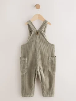 vert - Salopette en velours côtelé (3mths-7yrs)