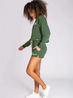 Vert - Short Pineapple style rétro