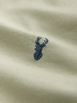 vert - Slim Fit (Slim Fit) - Chemise Oxford à manches longues