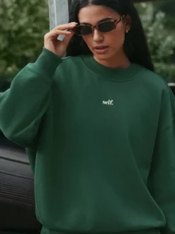 Vert - soi-même. Jogging à poignets