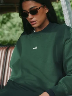 Vert - soi-même. Jogging à poignets