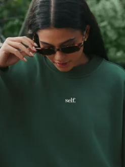 Vert - soi-même. Sweatshirt