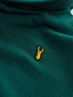 Vert - Sweat à capuche color block (3-16 ans)