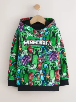 Vert - Sweat-shirt à capuche Minecraft (3-16ans)