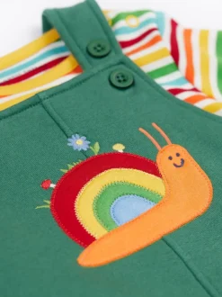 Vert - Tenue de salopette Frugi Coverack