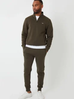 Vert - Threadbare Cotton Blend Joggers