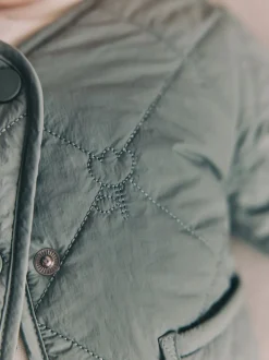 vert - Veste bébé Tulip en nylon matelassé (0mois à2ans)