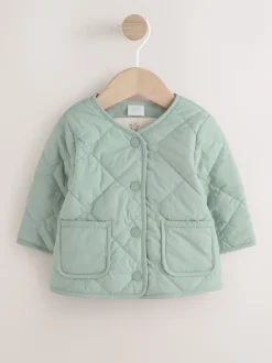 vert - Veste bébé Tulip en nylon matelassé (0mois à2ans)