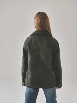 Vert - Veste cirée Superdry