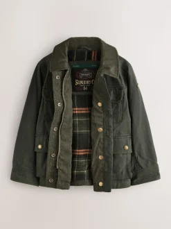 Vert - Veste cirée Superdry
