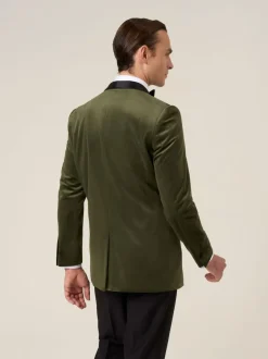 Vert - Veste Skopes Paso habillée en velours