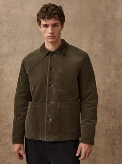 vert - Veste Smart Rich Cord Chore