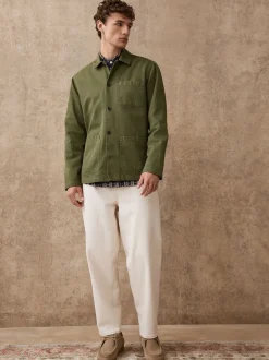 Vert - Veste-chemise Chore Twill