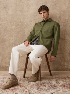 Vert - Veste-chemise Chore Twill