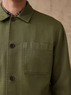 Vert - Veste-chemise Chore Twill