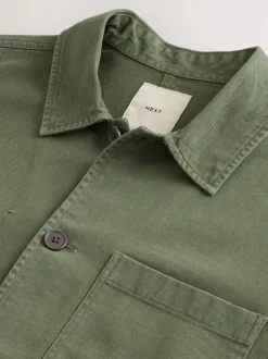 Vert - Veste-chemise Chore Twill