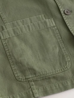 Vert - Veste-chemise Chore Twill
