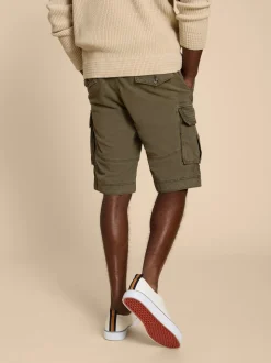Vert - White Stuff 100% Cotton Halsall Cargo Shorts