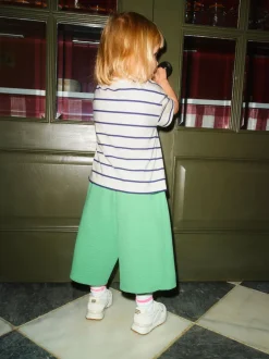 Vert arc-en-ciel - Ensemble haut à manches courtes et pantalon barillet (3mois-7ans)