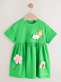 Vert arc-en-ciel - Robe en jersey (3mois à7ans)