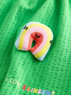 Vert arc-en-ciel - Robe en jersey (3mois à7ans)