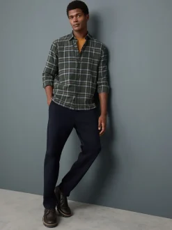 Vert Blackwatch - Chemise Oxford ajustée Easy Iron Button Down