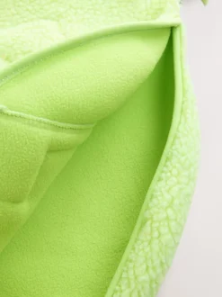 Vert citron - Veste Active Borg à capuche