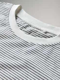 Vert clair/Rose/Blanc/Rayure - The Set lot de 4 t-shirts décontractés à manches longues 100% coton