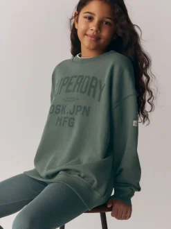 Vert délavé - ensemble Superdry Leggings