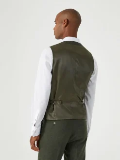 vert foncé - Skopes Jude Tweed Coupe sur mesure Suit Gilet