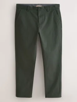 vert foncé - Slim Fit (Slim Fit) - Pantalon chino stretch