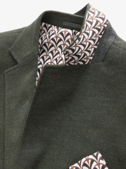 Vert kaki - Ajustement régulier - Blazer intelligent texturé