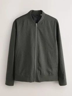 Vert kaki - Blouson bomber élégant