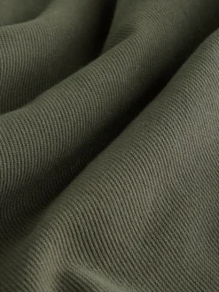 Vert kaki - Borg Veste-chemise doublée en polaire