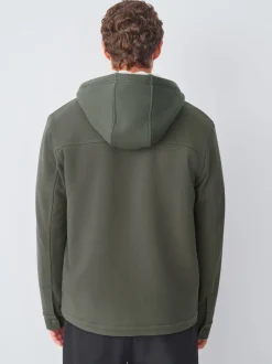 Vert kaki - Borg Veste-chemise doublée en polaire