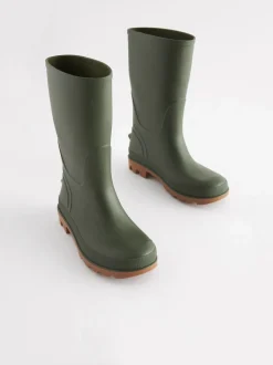 Vert kaki - Bottes en caoutchouc classiques
