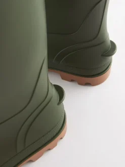 Vert kaki - Bottes en caoutchouc classiques