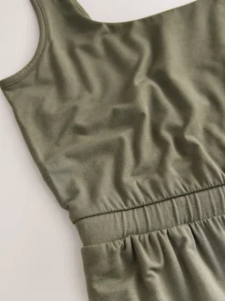 Vert kaki - Combinaison en jersey