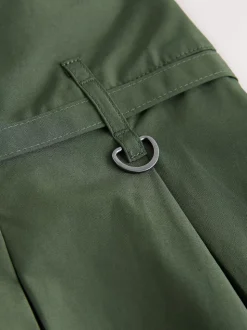 Vert kaki - Jupe Midi plissée