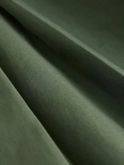 Vert kaki - Jupe Midi plissée